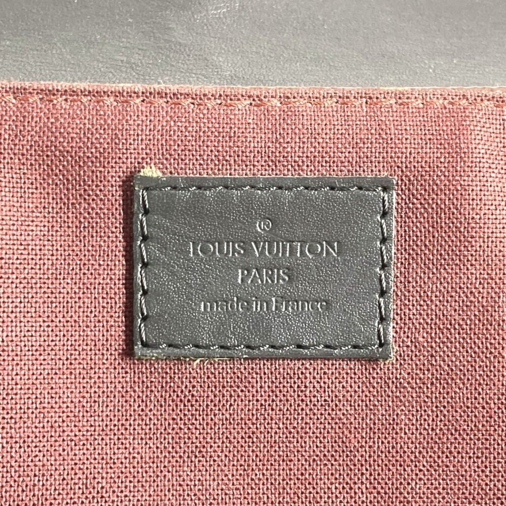 LOUIS VUITTON Authentic Black Monogram Leather Backpack - Picture 12 of 16
